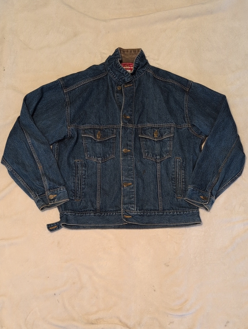 Marlboro Country Store Men's Vintage Blue Jean Jacket Size Large